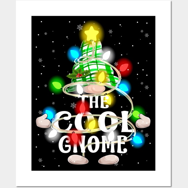 The Cool Gnome Christmas Matching Family Shirt Wall Art by intelus